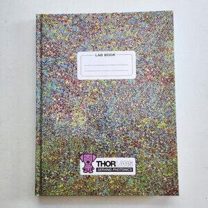 Thor Labs Lab Notebook Hardcover 5mm Grid 160 Paper Pages Science Laboratory